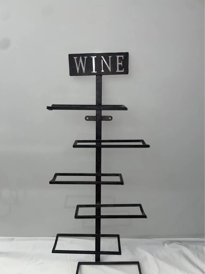 2 Decorative Metal Wine Racks – $50 for Both - photo 4