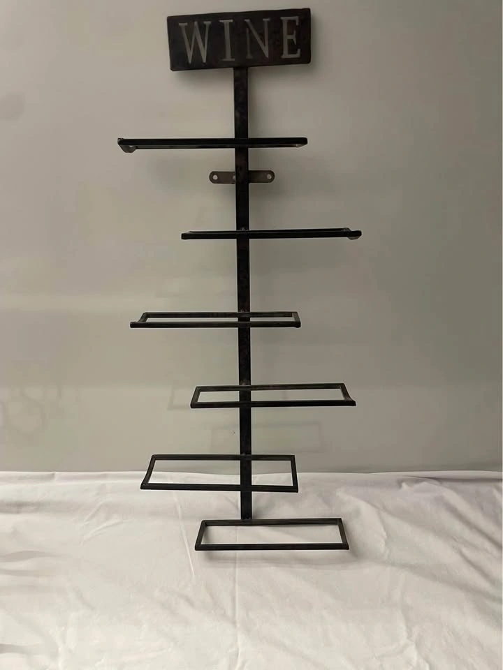 2 Decorative Metal Wine Racks – $50 for Both - photo 5