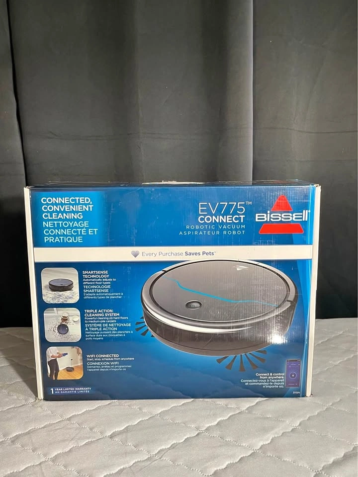 BISSELL EV775 Connect Wi-Fi Robotic Vacuum – $120 OBO