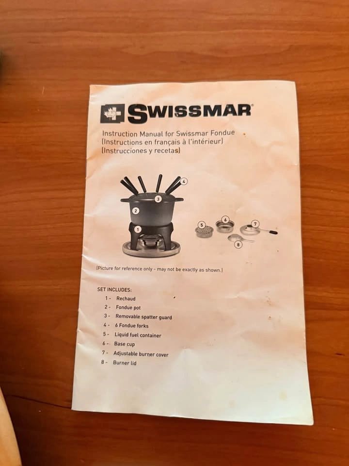 Swissmar deluxe Fondue set with lazy Susan - photo 3