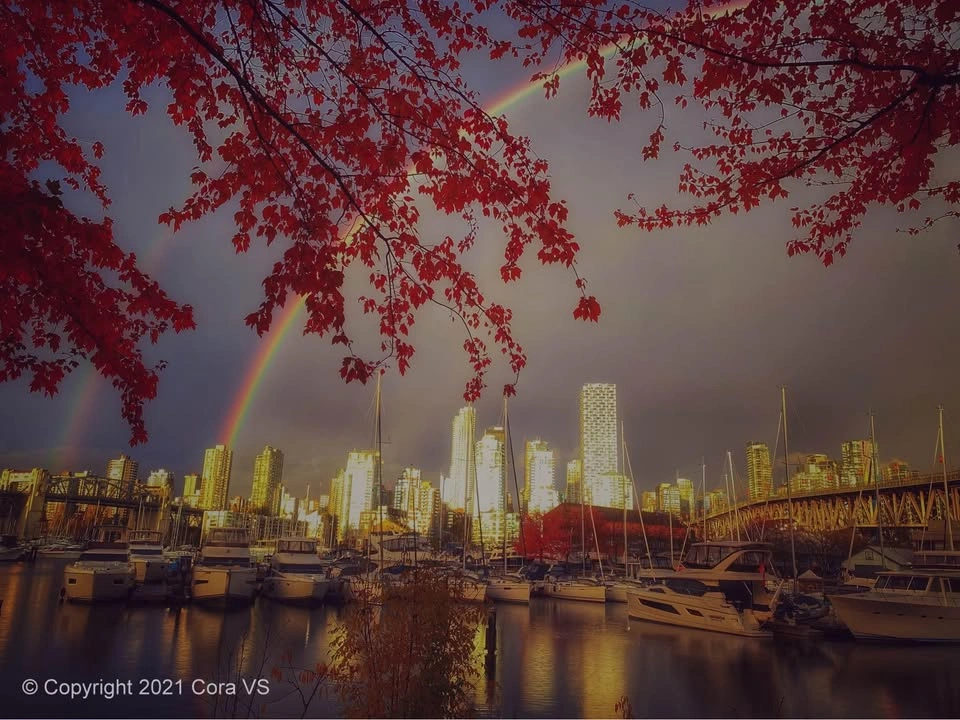 Double Rainbow over Metro Vancouver photos - photo 2