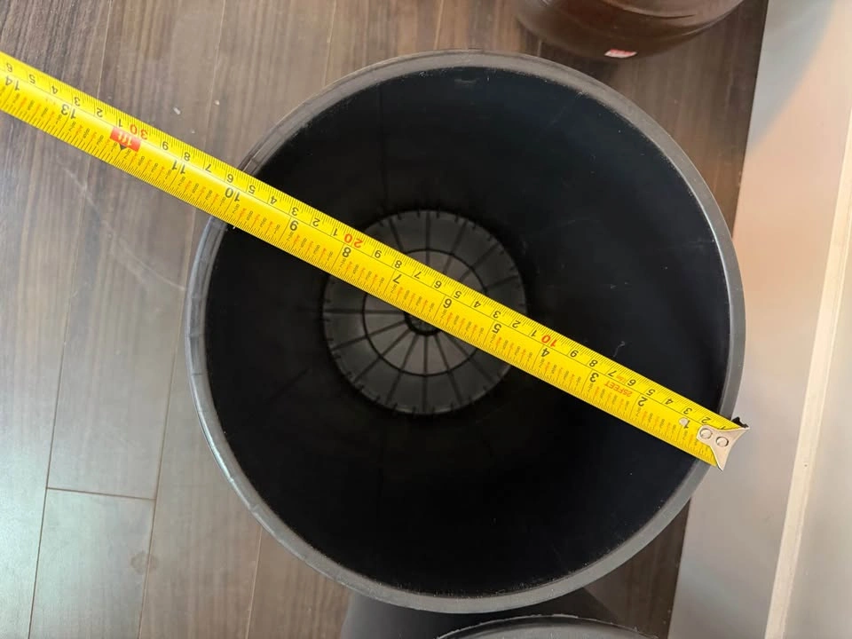 Large Black Plastic Pots / Bins – $5 Each - photo 3