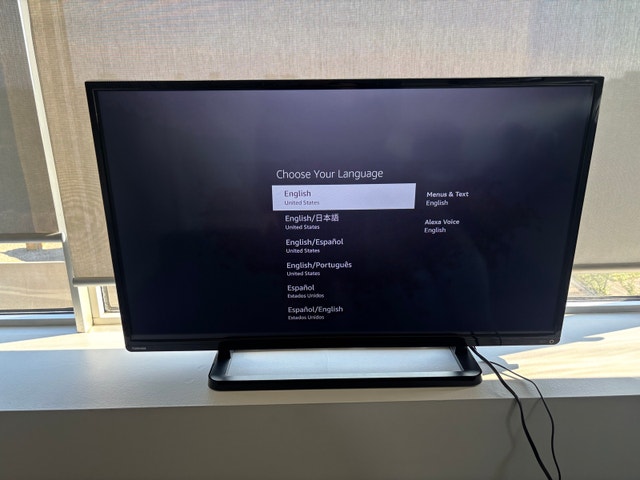 42” Toshiba TV w/ Fire Stick