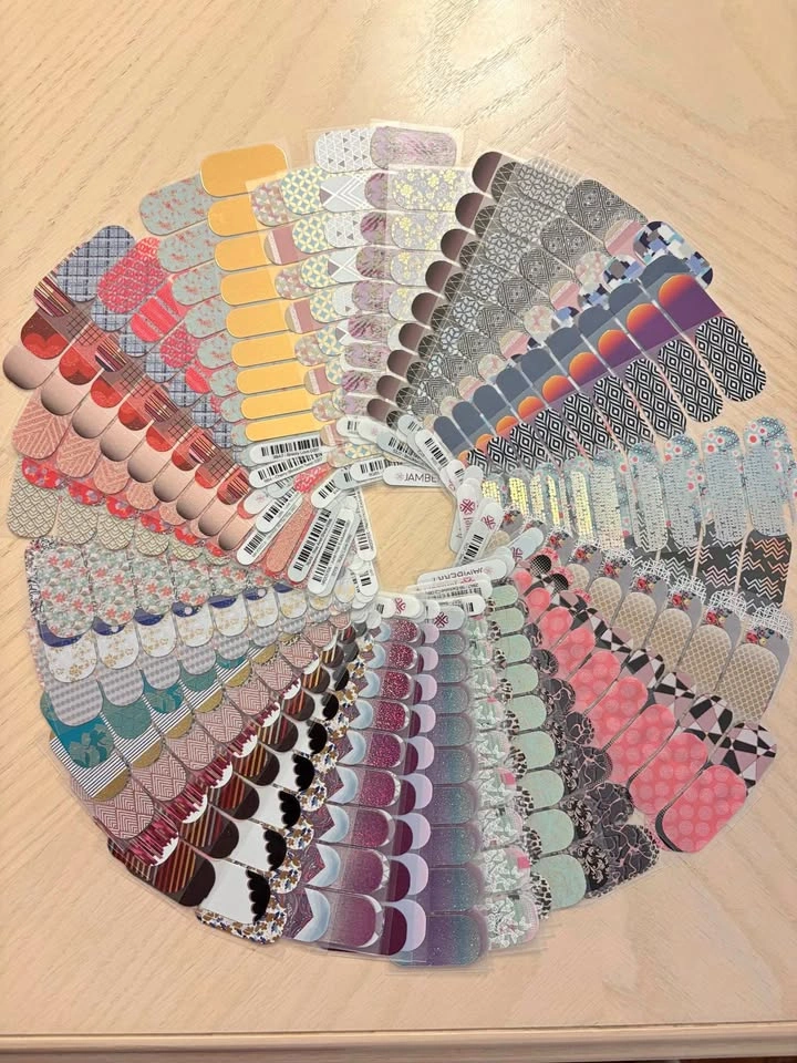 Jamberry Nail Wraps Mystery Lot - 10 Half Sheets