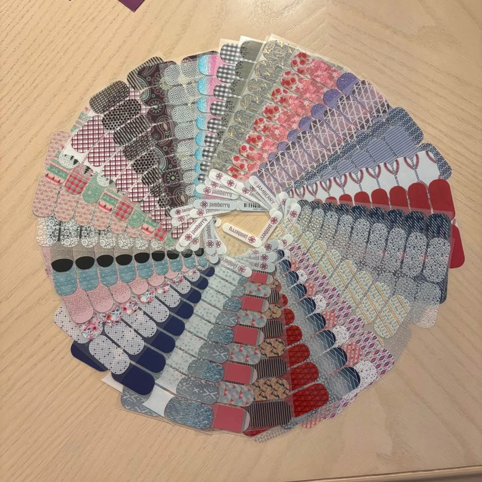 Jamberry Nail Wraps - Mystery Lot of 10 Full Sheets - photo 2