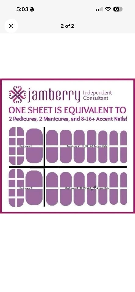Jamberry Nail Wraps - Mystery Lot of 10 Full Sheets - photo 3