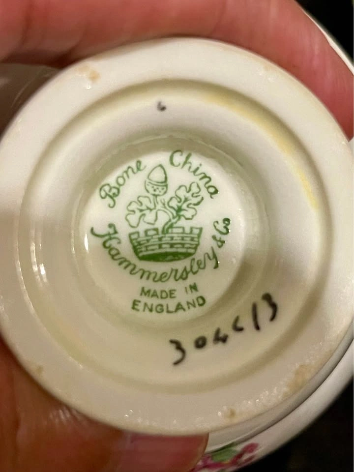 Vintage Bone China Teacup and Saucer Set - 3 Pairs - photo 3