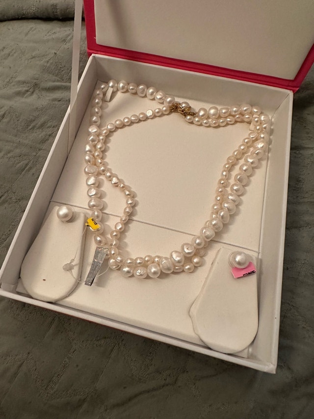 Chandrani Pearls Necklace and Earring Set