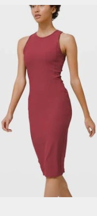 Lululemon Brunch And Back Dress Chianti Size 4