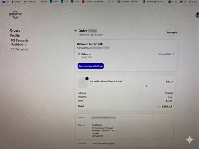 Air Jordan 6 Retro Infrared (2019) - Authentic with Receipt - photo 2