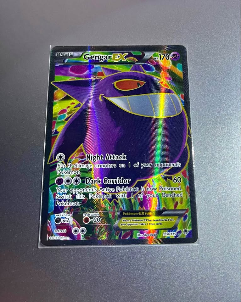Gengar EX 114/119 (2014) | Pokémon Cards - Full Art MP
