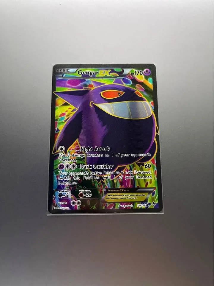 Gengar EX 114/119 (2014) | Pokémon Cards - Full Art MP image indicator(2)
