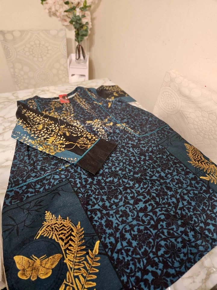 J.PRET Women's Floral Long Sleeve Top/Dress Medium 12