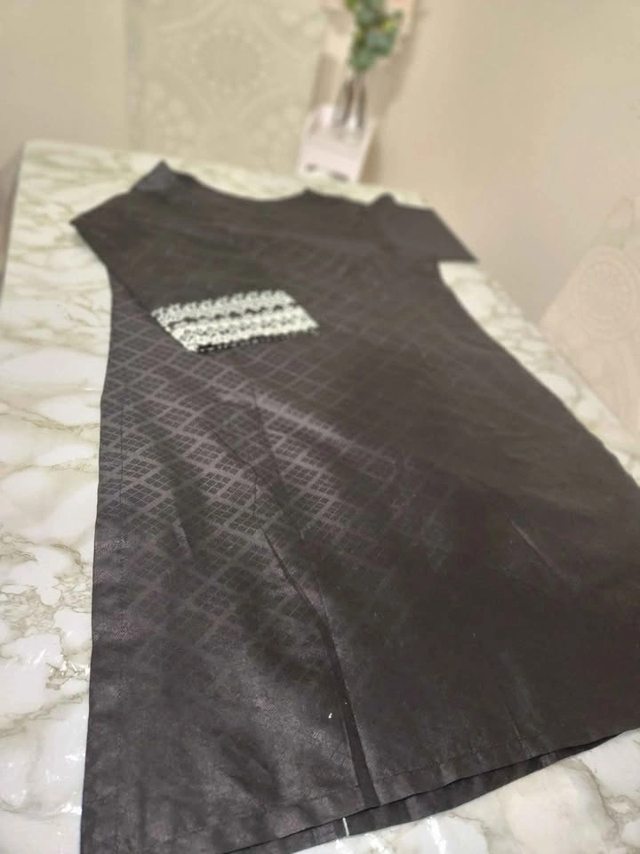 Black & White 3-Piece Kurta Set - photo 5