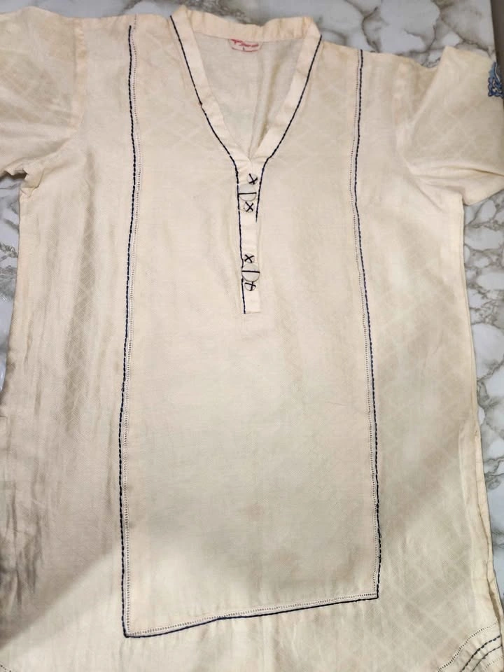 Ameer Sons Cream Kurta Set Size L - photo 5