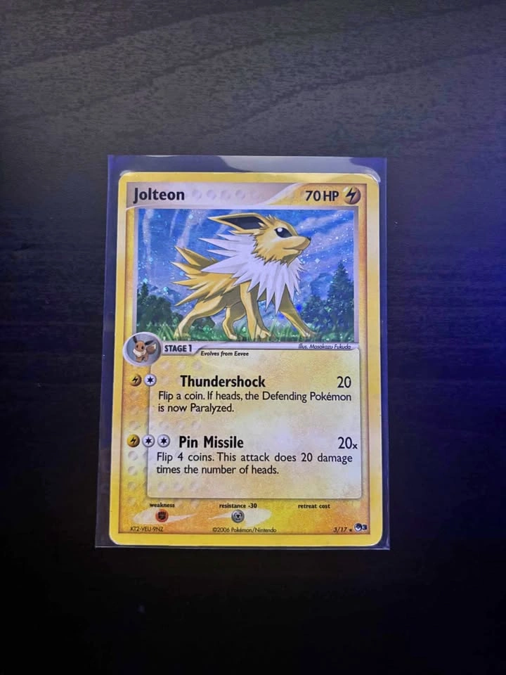 Pokémon Jolteon POP Series 3 Holo Rare Card