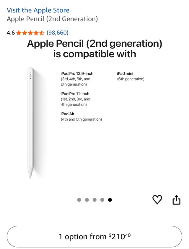 Apple Pencil 2nd Generation