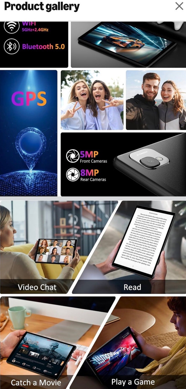 Tablet - Face ID 19GB(8GB+11GB) RAM+128GB ROM - photo 2