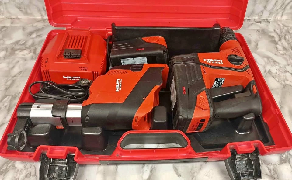 Hilti TE 6-A36 Rotary Hammer Drill AVR With Case 2 Batteries