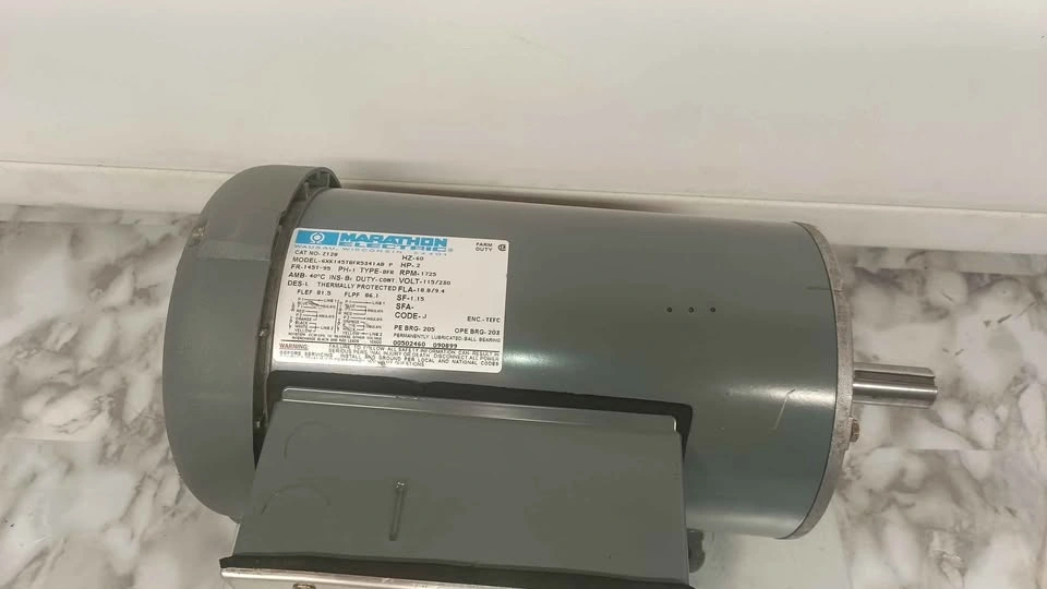 Marathon Electric 2hp 1725rpm Farm Duty Motor 7/8 Shaft - photo 2