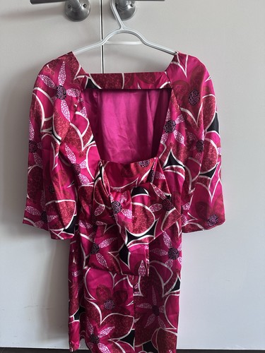 Retro A.B.S. Collection Fuchsia Floral Dress