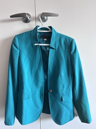 Tahari Arthur S. Levine Turquoise Teal Tailored Blazer – Size 4