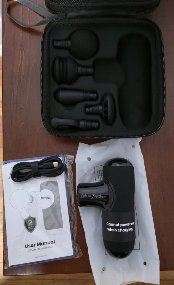Bob and Brad Q2 Massage Gun – Portable Deep Tissue Massager - photo 2