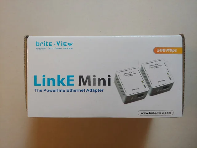 NEW brite-View 500Mbps Powerline Ethernet Adapter Kit image indicator(5)