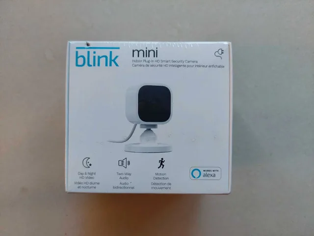 New Blink Mini Indoor Smart Security Camera thumbnail