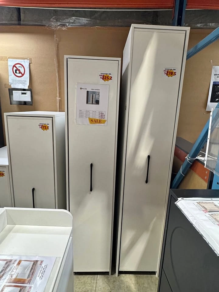 C4836 SOCE036 White Dustproof Shoe Cabinet with Sliding Doors