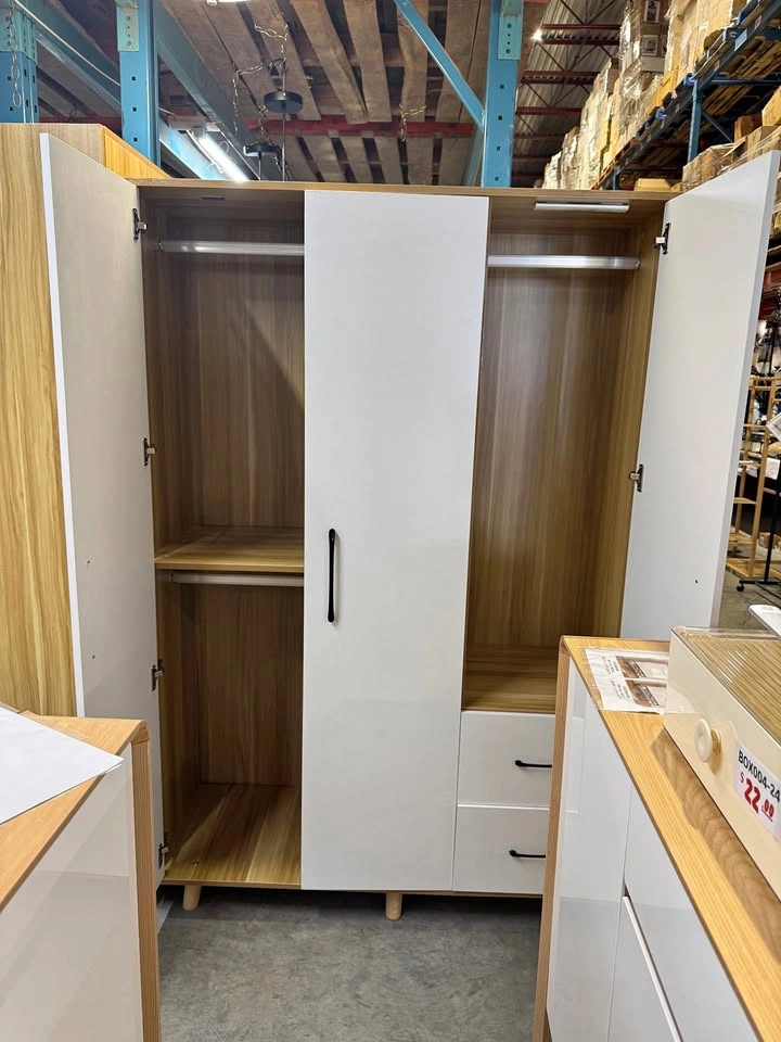 Minimalist Bedroom Wardrobe with Hanging Space - From $180