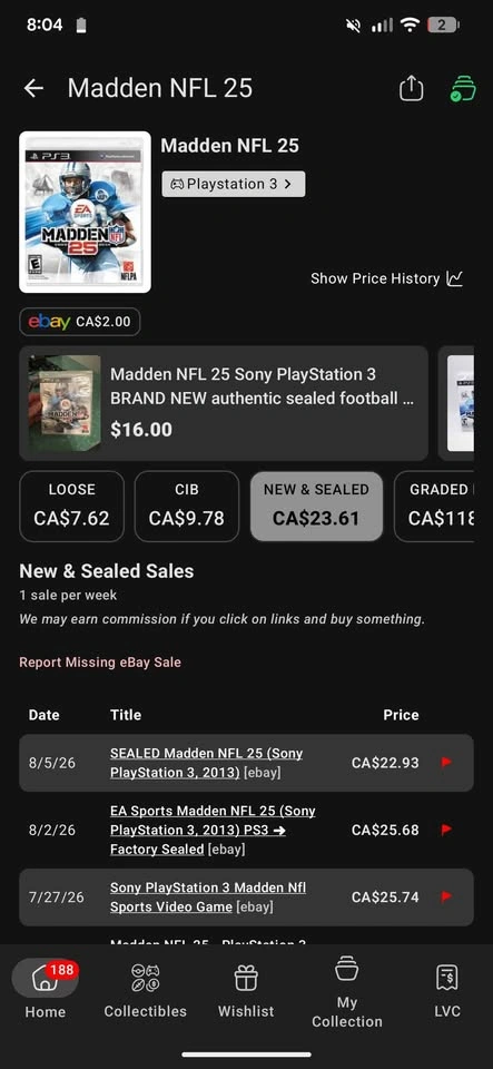 Factory Sealed Madden NFL 25 PlayStation 3 - photo 5