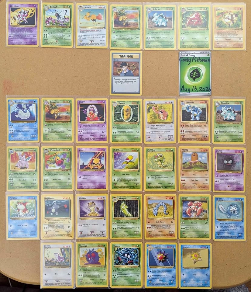 Pokemon Jungle & Base Set 2 card lot