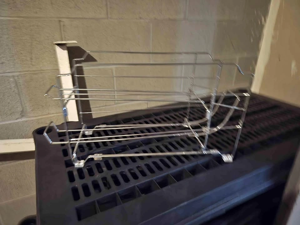 Chrome Soda Can Organizer Rack