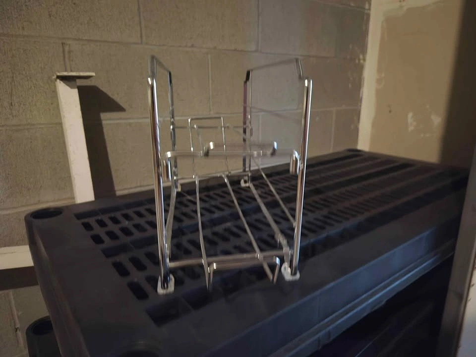 Chrome Soda Can Organizer Rack - photo 2