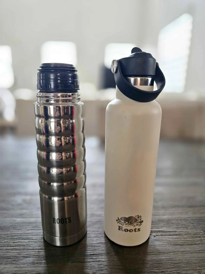 Roots 20 oz stainless steel water bottles