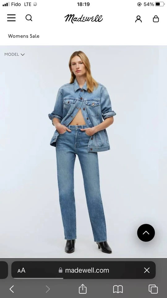 Madewell 90s Straight Jeans Size 25 - photo 5