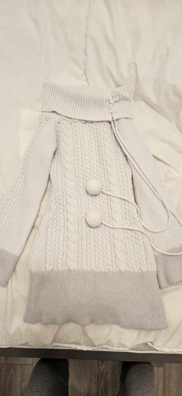 S Off-Shoulder Sweater Dress - photo 3