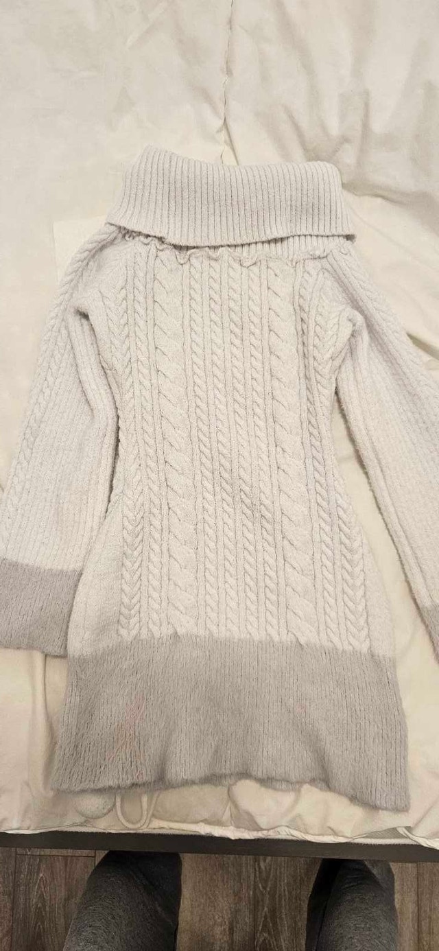 S Off-Shoulder Sweater Dress - photo 4