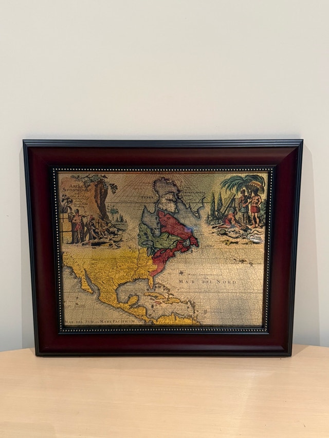 Guillaume de l'Isle Map Wall Art