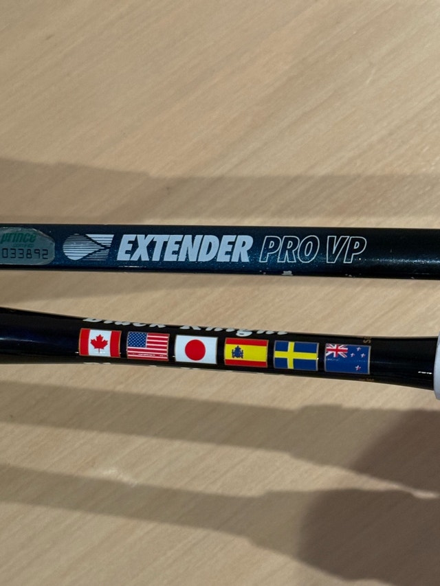 Prince Extender Pro VP and Black Knight Lite-8310 Squash Rackets - photo 2