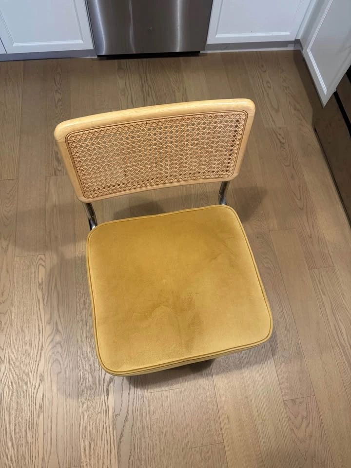 Chairs with Yellow Velvet Seat (set of 2) - photo 5