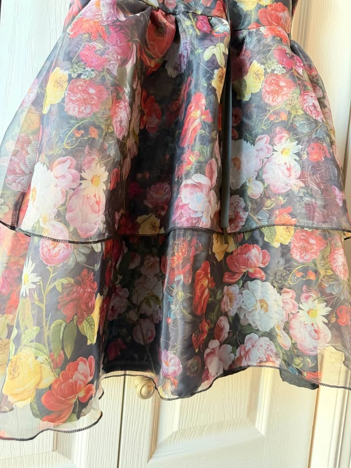 Floral Tiered Corset Mini Dress - photo 3