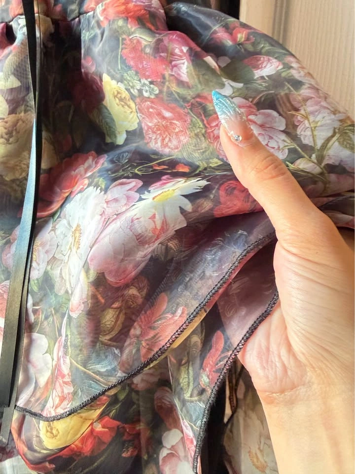 Floral Tiered Corset Mini Dress - photo 4