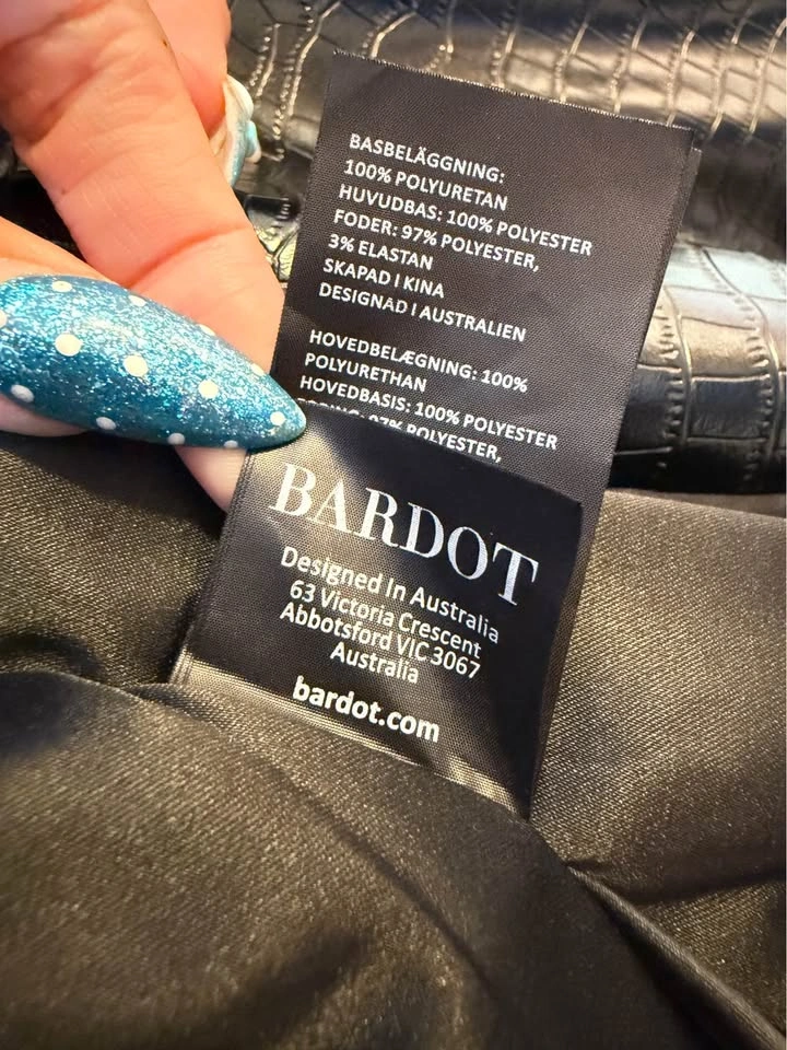 Bardot Croc Black Moto Jacket - photo 5