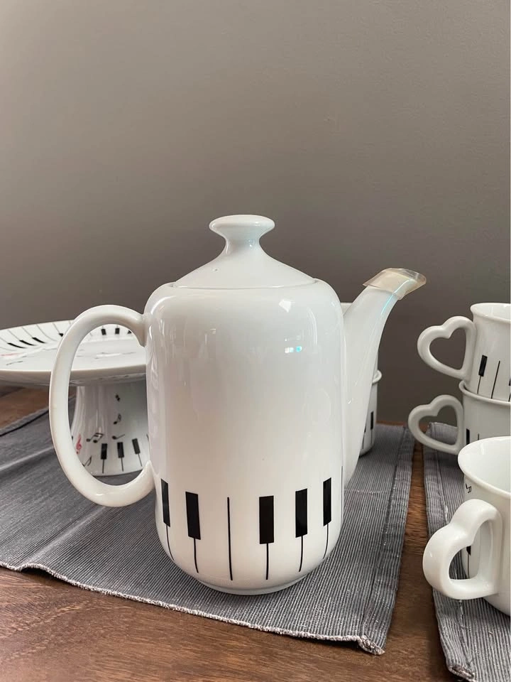 Vintage Abbott Japan Piano Collectible Ceramic Teaset - photo 5