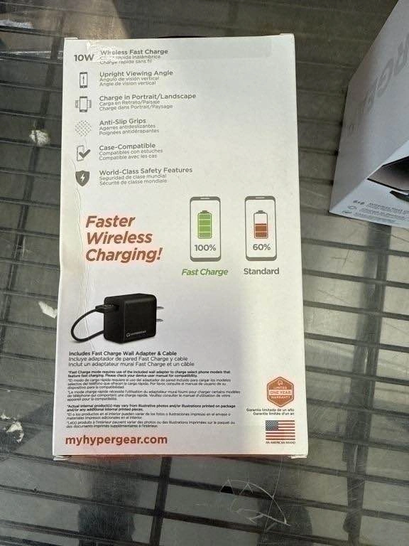 HYPERGEAR FAST CHARGE WIRELESS CHARGER — BRAND NEW - photo 4