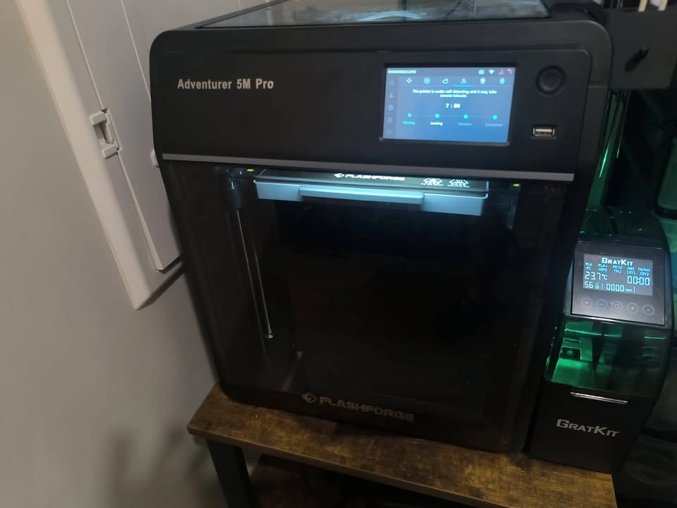 Flashforge 5M Pro 3D Printer + Dryer + 24 Spool Filament Lot
