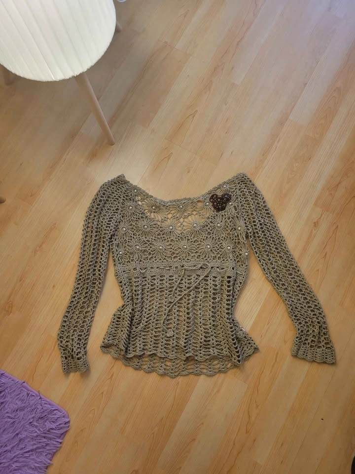 Disney Crochet Long Sleeve Top - photo 2