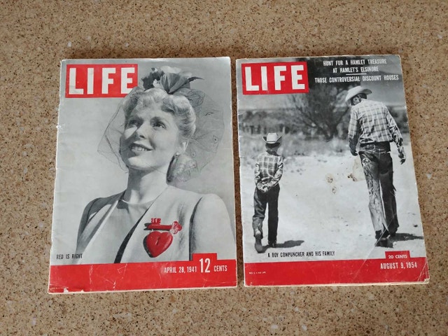 Vintage LIFE Magazines Lot